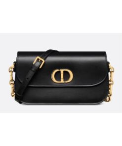 Dior 30 Montaigne Avenue Bag Black 9 in/ 22.5cm M9260UMOA_M900