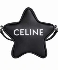 Celine Etoile Small With Celine Print Black 7in/18cm 198763DW3.38SI