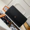 Louis Vuitton Iris Wallet Monogram Canvas Black, Women’s Wallet 7.48in/19cm LV M60143