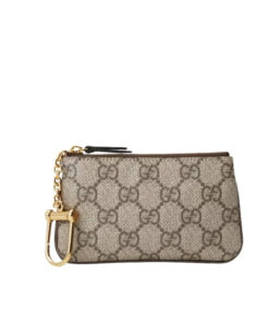 Gucci GG Supreme Canvas Ophidia Key Case Beige/Ebony