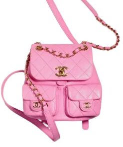 Chanel Backpack Small Pink 18cm