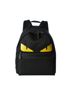 Fendi Backpack Halloween Black With Yellow Eyes Bag 29cm 7vz01207ef0r2a
