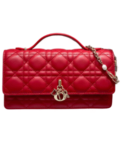 Dior Miss Dior Mini Bag Red Cannage Lambskin