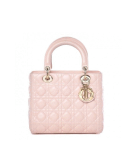 Dior Lady Blush Cannage Lambskin Bag Pink 20cm M0538ocea M39u