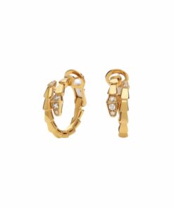 Bvlgari Serpenti Viper Earrings Yellow Gold 360444
