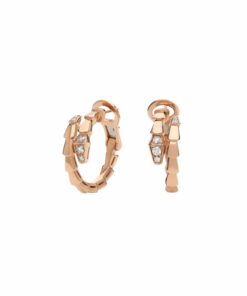Bvlgari Serpenti Viper Earrings Rose Gold 359949