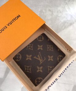 Louis Vuitton Multiple Wallet Monogram Canvas, Men’s Wallet 4.5in/11.5cm LV M60895