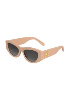 Celine Triomphe 15 Sunglasses In Acetate Nude