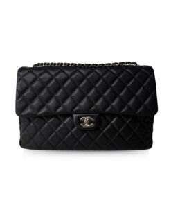 Chanel Classic Airport Jumbo Bag Black 38cm/ 15in
