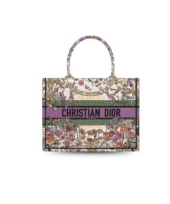 Dior Book Tote Medium White 14in/36cm M1296ZEBH_M20E