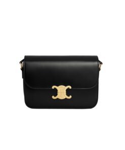 Celine Classique Triomphe Bag Black 9 Inches / 22 Cm – 187363BF4.38NO