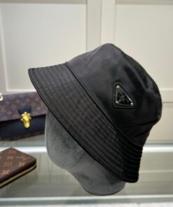 Prada Re-Nylon Bucket Hat Black Prada Hat
