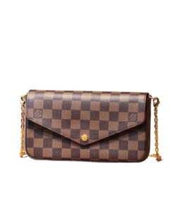 Louis Vuitton Felicie Pochette Brown 21cm / 8.3in N63032