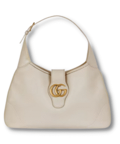Gucci Aphrodite Medium Shoulder Bag Black/White 15.3in/39cm ‎726274 AABE9