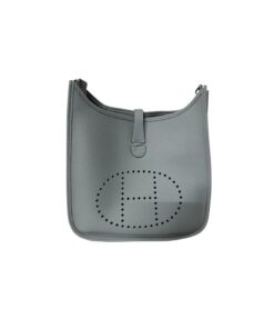 Hermes Evelyne III 29 Bag Light Blue With Silver-Toned Hardware, Women’s Shoulder And Crossbody Bags 11.4in/29cm H056277CK18