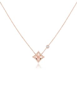 Louis Vuitton Color Blossom BB Star Pendant Necklace Pink-Toned Q93612