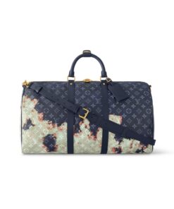 Louis Vuitton Keepall Bandoulière 50 Bag Blue 19,7in/50cm M23773