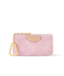 Louis Vuitton Key Pouch Washed Pink 4.7in/12cm M13208