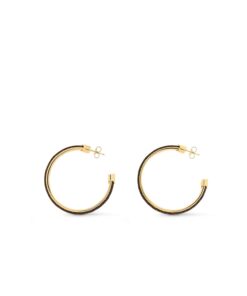 Louis Vuitton LV Signature Earrings Gold-Toned M01627