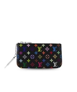 Louis Vuitton LV x TM Key Pouch Multicolore Noir 4.7in/12cm M13664