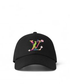 Louis Vuitton LV x TM Superflat Cap Black M5000M