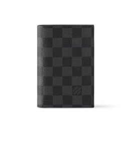 Louis Vuitton Passport Cover Wallet Black 3,9in/10cm N64411
