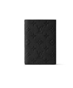 Louis Vuitton Passport Cover Monogram Empreinte Leather Wallet Black 3,9in/10cm M63914