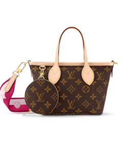 Louis Vuitton Neverfull BB Pink Peony M46786- 23.8 Cm/ 9.4 Inches