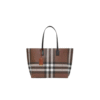 Burberry Check And Leather Medium Tote 33cm