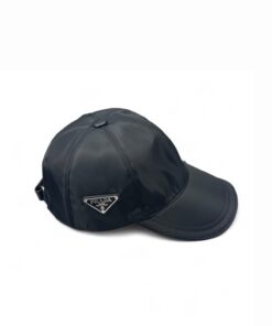 Prada Re-Nylon Baseball Cap Black Prada Cap