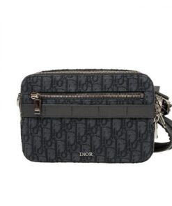 Dior Messenger Safari Bag Black‎ 8.6in/22cm CD 1ESPO206YKY_H10E