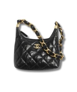 Chanel Hobo Small Black Bag 8.8 Inches/ 22.5 Cm AS4922 B16897 94305