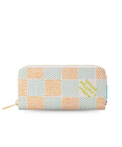 Louis Vuitton Zippy Vertical Wallet White 3.9 Inches/ 10 Cm N40675