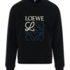 Loewe Anagram geborduurd logo sweatshirt in zwart