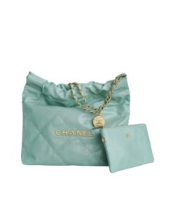 Chanel 22 Small Handbag Jade Green 37cm / 14.43in AS3260