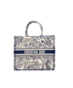 Dior Book Large Tote Blue Multicolor16.5in/42cm