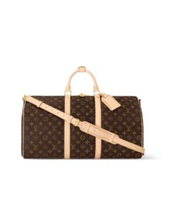 Louis Vuitton Keepall Bandouliere 45 Monogram Canvas Travel Bags 17.7in/45cm LV M41418