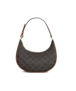 Celine Ava Bag In Triomphe Canvas Brown 9in/23.5cm 193952BZJ.04LU