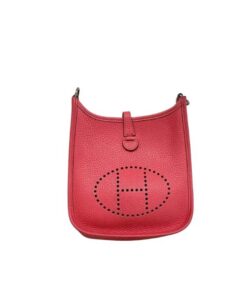 Hermes Evelyne II Mini Pink 7.8in/20cm