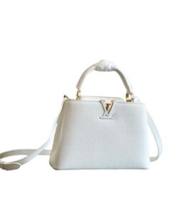 Louis Vuitton Capucines BB White Shoulder Bags And Crossbody Bags 10.6in/27cm LV