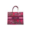 Dior Book Tote Large Fuchsia Multicolor 41cm