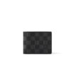Louis Vuitton Slender Wallet Damier Graphite Canvas, Men’s Wallet 4.3in/11cm LV N63261