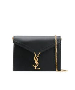 Saint Laurent Cassandra Medium Chain Bag In Smooth Leather 22cm