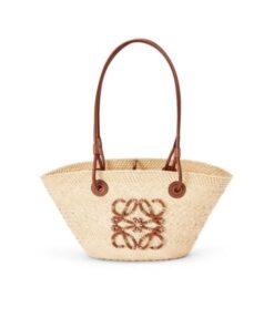 Loewe Anagram Basket Bag Small Beige/Brown 15in / 38cm A223P65X01