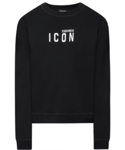 Dsquared2 Icon Small logo bedrukt sweatshirt in zwart