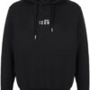 Dsquared2 Hoodie met kleine iconenprint in zwart