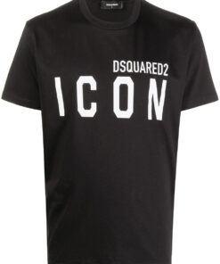 Dsquared2 T-shirt met iconenprint in zwart