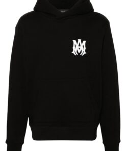 Amiri MA Core Logo Hoodie met print in zwart
