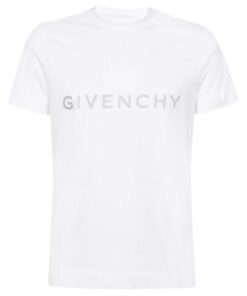 Givenchy reflecterend slim-fit T-shirt in wit